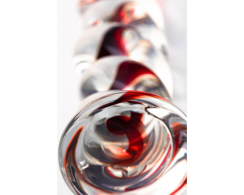 Нереалистичный фаллоимитатор Sexus Glass, стекло, прозрачный, 18 см