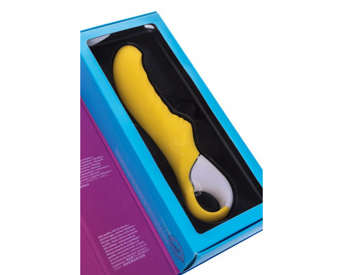 Нереалистичный вибратор Satisfyer Vibes Yummy Sunshine, силикон, желтый, 22,5 см.