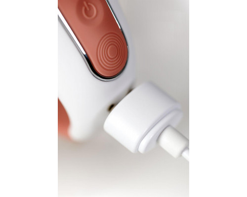 Нереалистичный вибратор Satisfyer Master, силикон, бежевый, 23,5 см.