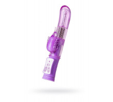 Вибратор с клиторальным стимулятором A-Toys by TOYFA High-Tech fantasy, TPE, фиолетовый, 22,4 см