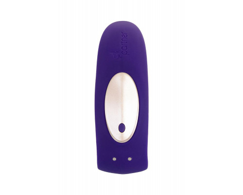 Вибромассажер для пар Satisfyer Double Plus Remote с пультом ДУ, силикон, фиолетовый, 8,8 см