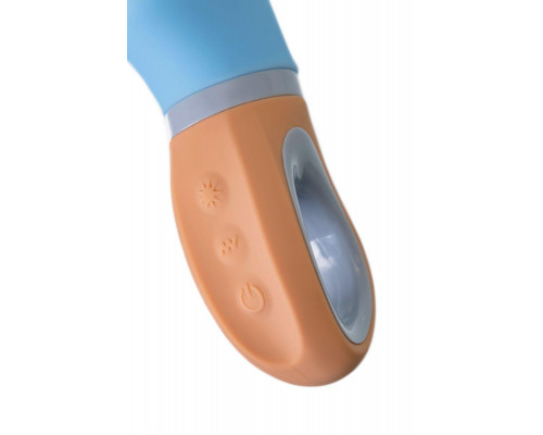 Вибратор Flovetta BLUEBELL, силикон, голубой, 18,5 см