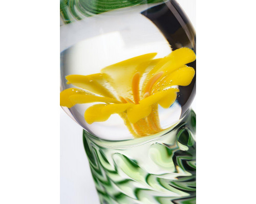 Нереалистичный фаллоимитатор Sexus Glass, стекло, прозрачный, 16,5 см