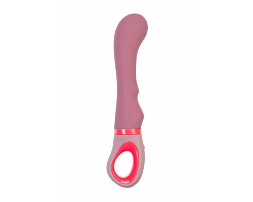 Вибратор Flovetta ROSE, силикон, розовый, 19 см
