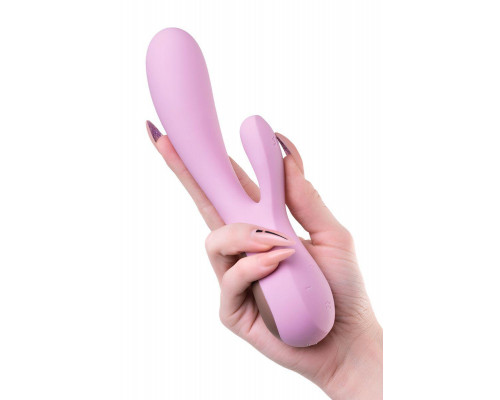Нереалистичный вибратор Satisfyer Mono Flex Connect App, силикон, розовый, 20,4 см.