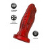 Вибратор Black&Red by TOYFA Monster Saur, силикон, красно-черный, 21,7 см