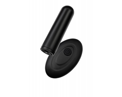 Вибропуля  с пультом управления RealStick CALIBER, черная