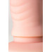 Реалистичный фаллоимитатор A-Toys by TOYFA Twint, силикон, телесный, 19,5 см