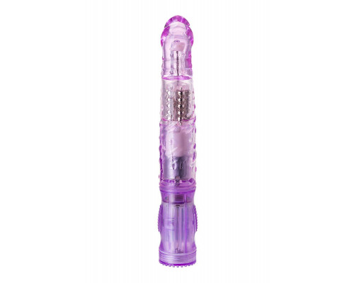 Вибратор с клиторальным стимулятором A-Toys by TOYFA High-Tech fantasy, TPE, фиолетовый, 22 см