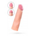 Насадка на пенис A-Toys by TOYFA Kiger, SoftSkin, телесный, 16,5 см