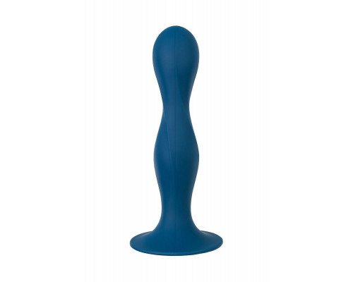 Фаллоимитатор Satisfyer Double Ball-R, силикон, синий, 18 см