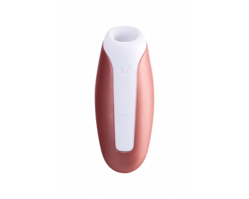 Вакуум-волновой бесконтактный стимулятор клитора Satisfyer Love Breeze, силикон, розовый, 9,5 см.