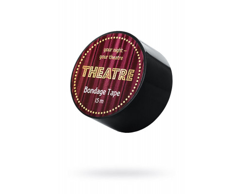 Бондажный скотч Theatre by TOYFA, черный, 15 м.