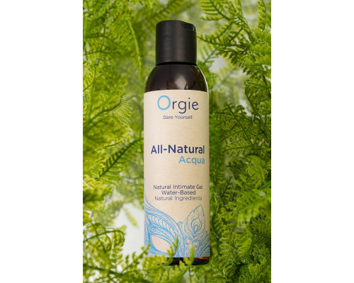 Интимный гель Orgie ALL - NATURAL ACQUA на водной основе, 150 мл