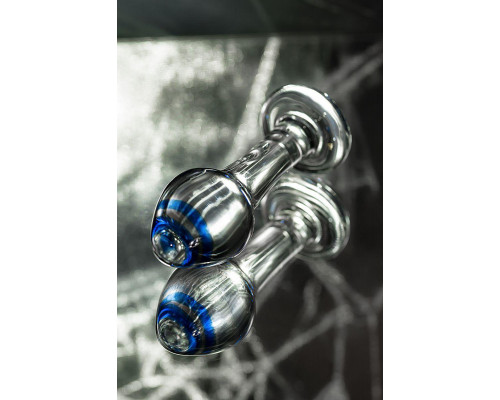 Анальная втулка Sexus Glass, стекло, прозрачная, 11,5 см, Ø 4 см