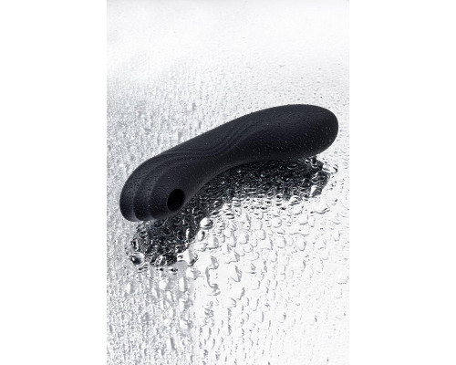 Вакуумный стимулятор клитора с вибрацией Satisfyer Curvy Trinity 4, чёрный, 17 см