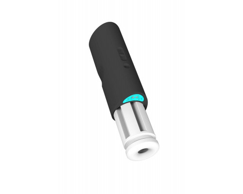 Мастурбатор нереалистичный Sense Max, силикон, черный, 18.5 см