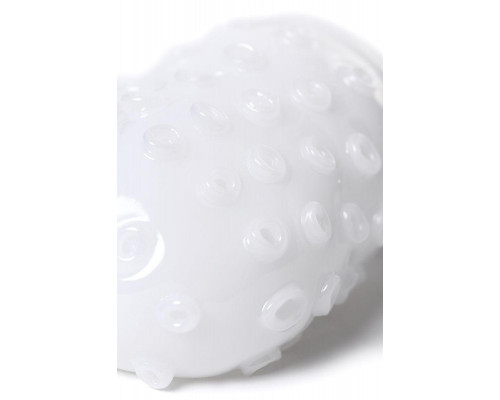 Мастурбатор MasturbaTIN Dotty Donny, TPE, белый, 4,5 см