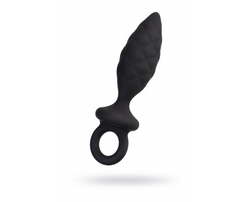 Анальная пробка Erotist Strob M - size, силикон,черная, 13,5 см