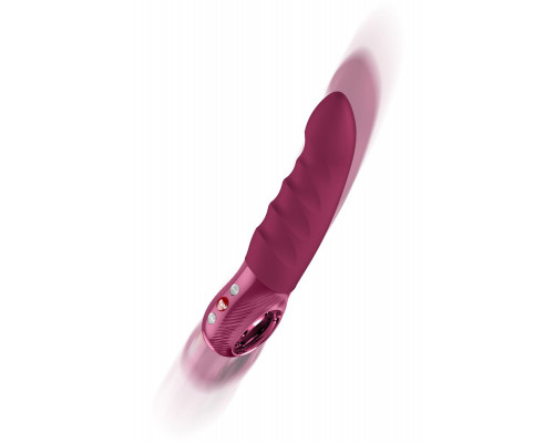 Пульсатор Fun Factory STRONIC Deep, силикон, бордовый, 21 см