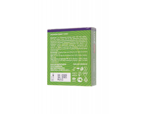Презервативы Luxe, royal, classic, 18 см, 5,2 см, 3 шт.
