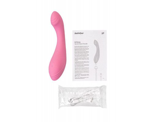 Вибратор для точки G Satisfyer G-Force, розовый, 19 см