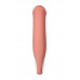 Нереалистичный вибратор Satisfyer Master, силикон, бежевый, 23,5 см.