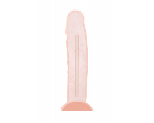 Фаллоимитатор RealStick Silicone Gabriel M, сайлекспан, телесный, 20 см