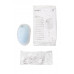 Вакуум-волновой стимулятор клитора с вибрацией Satisfyer Cutie Ghost, силикон, голубой, 9,1 см