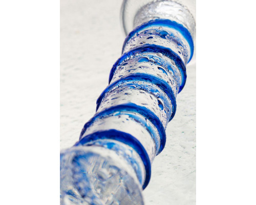 Нереалистичный фаллоимитатор Sexus Glass, стекло, прозрачный, 17 см