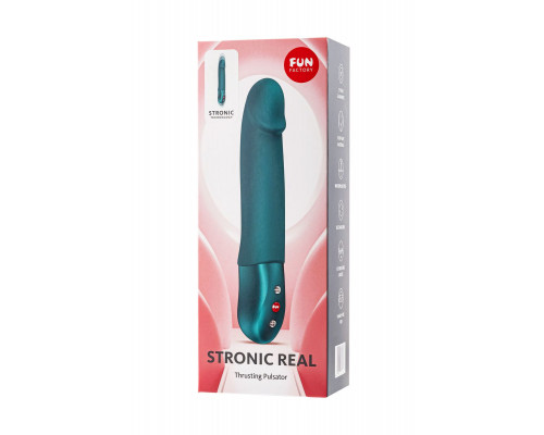 Пульсатор Fun Factory STRONIC Real, силикон, зеленый, 20,5 см