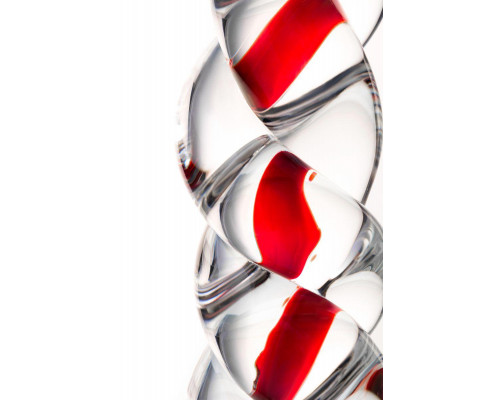 Нереалистичный фаллоимитатор Sexus Glass, стекло, прозрачный, 18 см