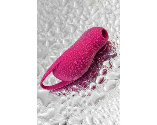 Вакуум-волновой стимулятор клитора с вибрацией Satisfyer Pocket Pro 1, силикон, бордовый, 13,9 см
