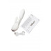 Вибратор с клиторальным стимулятором Satisfyer Double Flex Connect App, белый, силикон, 20 см