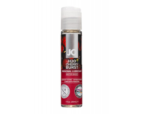 Съедобный лубрикант со вкусом вишни JO H2O Cherry Burst, 30 мл