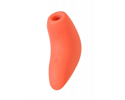 Вакуум-волновой стимулятор клитора Satisfyer Magnetic Deep Pulse, силикон, абрикосовый, 11,6 см
