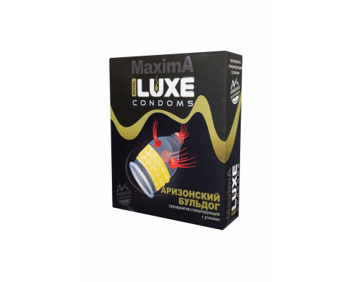 Презервативы Luxe, maxima, «Аризонский бульдог», 18 см, 5.2 см, 1 шт.