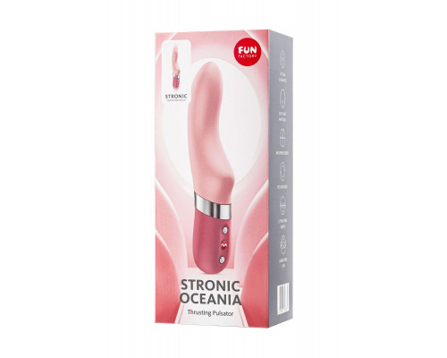 Пульсатор Fun Factory STRONIC Oceania, силикон, нежно-розовый 18 см