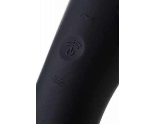 Вакуумный стимулятор клитора с вибрацией Satisfyer Curvy Trinity 4, чёрный, 17 см