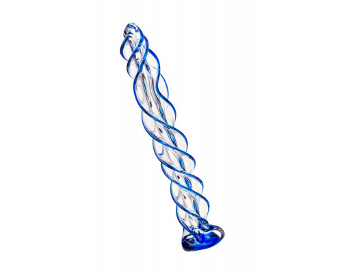Нереалистичный фаллоимитатор Sexus Glass, стекло, прозрачный, 18,5 см