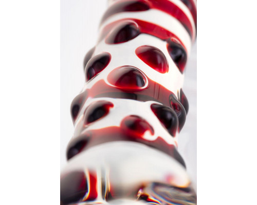 Двусторонний фаллоимитатор Sexus Glass, стекло, прозрачный, 21 см