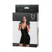 Платье Glossy Naomi из материала Wetlook, черное, XL