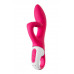 Нереалистичный вибратор Satisfyer Embrace me, силикон, малиновый, 22,5 см