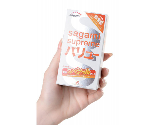 Презервативы Sagami, xtreme, латекс, 19 см, 5,4 см, 24 шт.