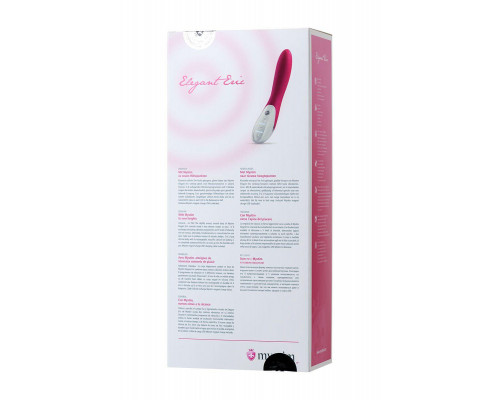 Вибратор Mystim Elegant Eric силиконовый, фуксия, 27 см