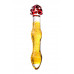 Двусторонний фаллоимитатор Sexus Glass, стекло, прозрачный, 18 см