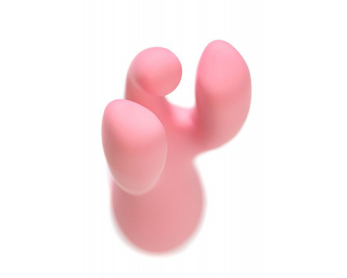 Вибростимулятор Satisfyer Threesome 3, силикон, розовый, 14 см