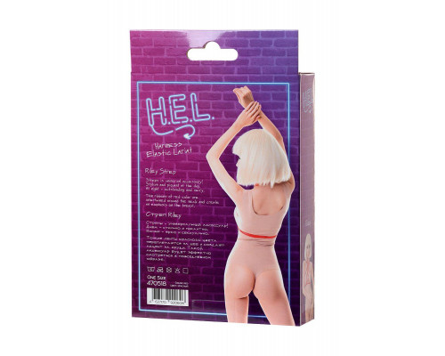 Стреп H.E.L. Riley, текстиль, красный, OS
