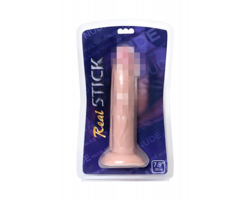 Реалистичный фаллоимитатор RealStick Nude, PVC, телесный, 23 см