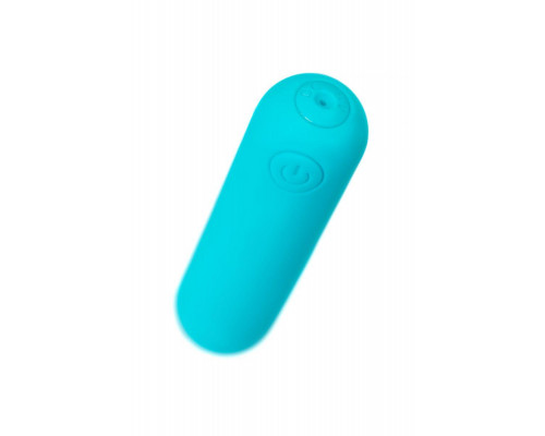 Вибропуля A-Toys by TOYFA TNIM, силикон, голубой, 6,5 см